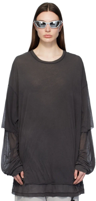 Doublet Black Layered Long Sleeve T-shirt