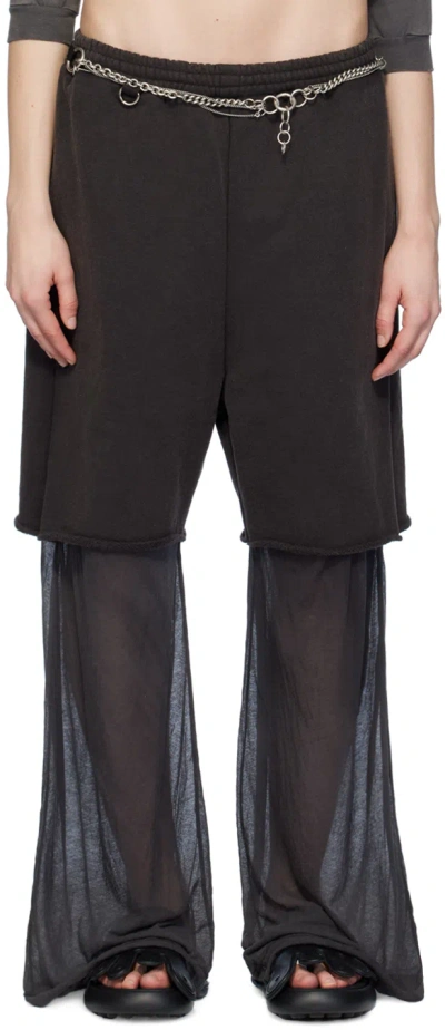 Doublet Black Layered Lounge Trousers