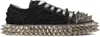 Doublet Black Porcupine Lace Up Sneakers In Black