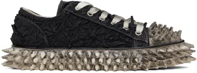 Doublet Black Porcupine Lace Up Trainers