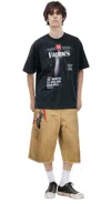 Doublet Black Print T-shirt In Black