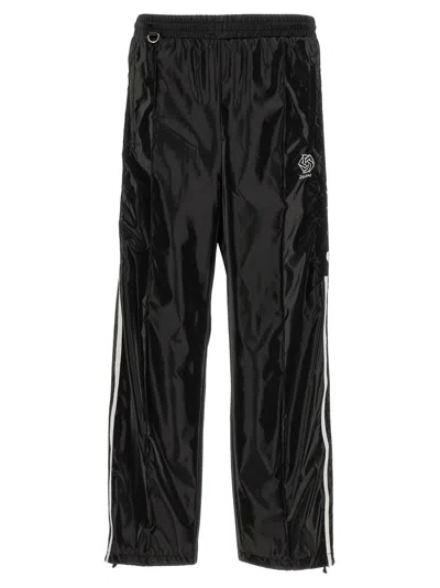 DOUBLET BLACK SIDE BANDS JOGGERS