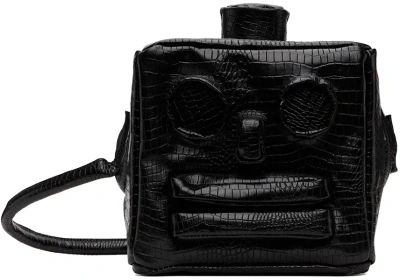 Doublet Black Small Robot Head Bag