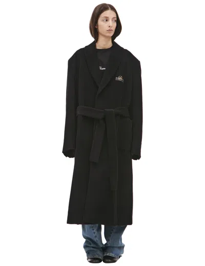 Doublet Black Wool Coat
