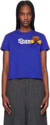 Doublet Blue Cheerleading Bear T-shirt In Blue