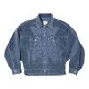 Doublet Bone Applique Corduroy Jacket In Multi