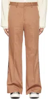 Doublet Brown Organic Chaos Trousers In Brown