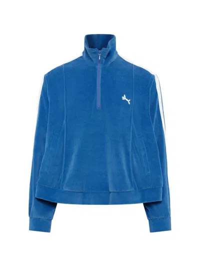 Doublet Bubblegum Inflated Track Jacket In Blue
