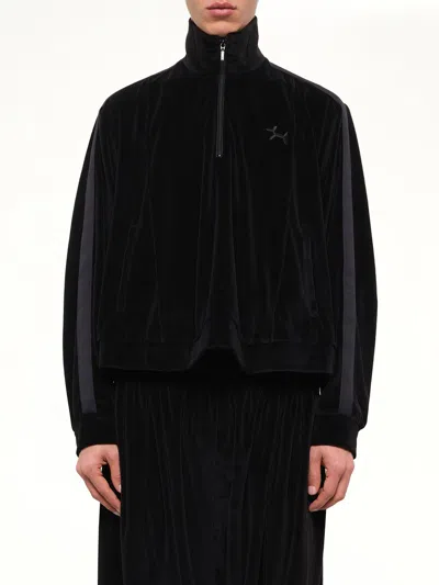 Doublet Bubblegum Inflated Track Jacket In Black