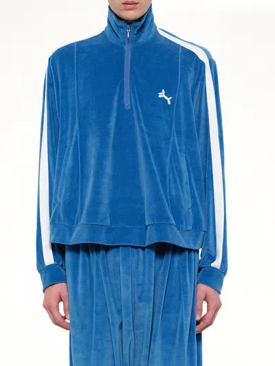 Doublet Bubblegum Inflated Track Jacket In Blue