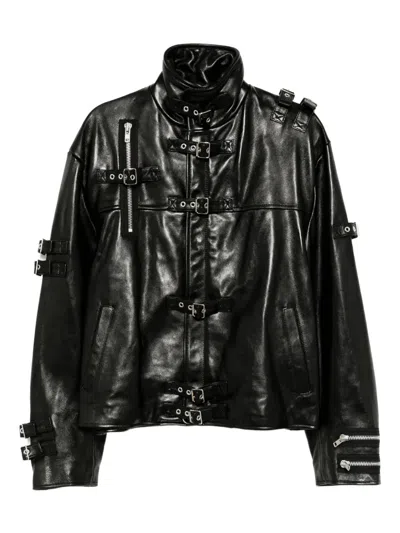 Doublet Buckle-overload Jacket In Black