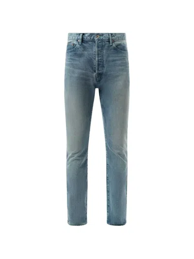 Doublet Care Straight-leg Jeans In Blue