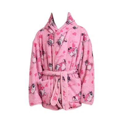 Pre-owned Doublet Cartoon Print Blanket Coat 'pink' | Men's Size L