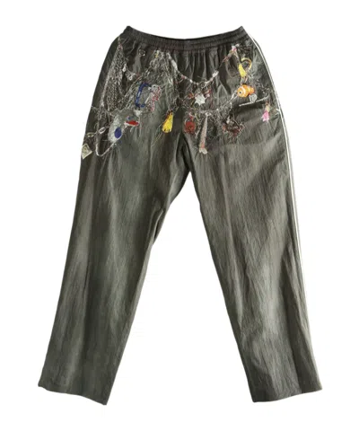 Doublet Chain Embroidered Sweatpants In Black