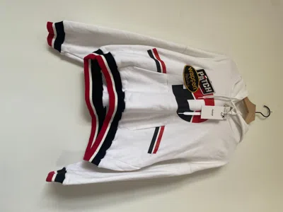 パーカー doublet chaos pathes hoodie Pre-owned Doublet Chaos Patches Hoodie White | ModeSens