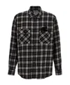 Doublet Check-pattern Cotton Shirt In Black