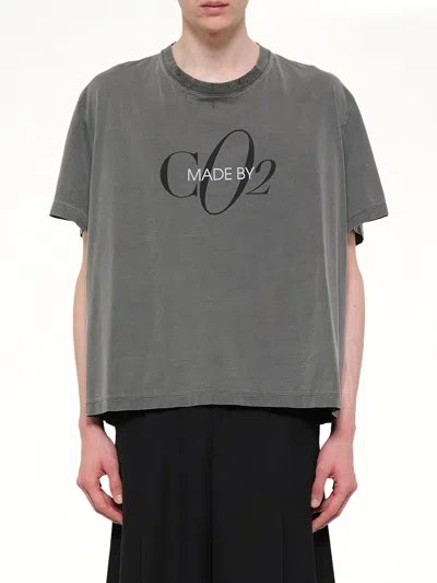 Doublet Co2 Air Yarn T-shirt In Gray