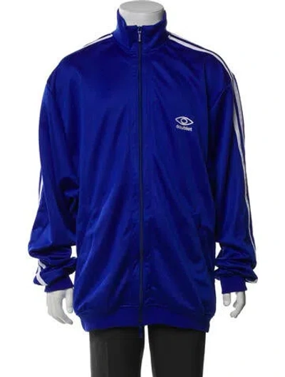 Pre-owned Doublet Colorblock Pattern Windbreaker W/ Tags In Blue