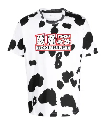 Doublet Crew Neck Short-sleeved T-shirt In Transparent