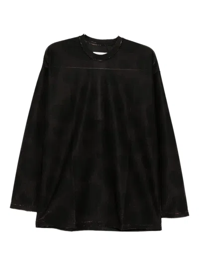 Doublet Crew Neck Sweatshirt In Black