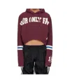 Doublet Drawstring Hooded Sweatshirt In Red