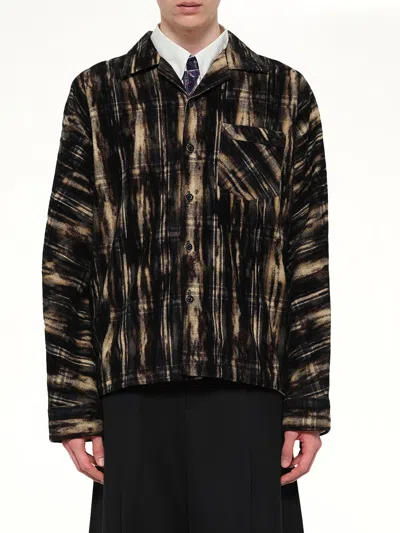 Doublet Dust Flocky Pajama Shirt In Multi