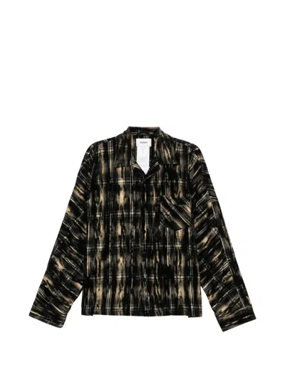 Doublet Dust Flocky Shirt In Black