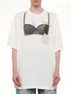 Doublet Egg Bra Graphic-print T-shirt In White