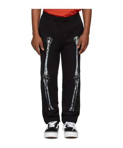 Doublet Elastic Waist Casual Pants In Black