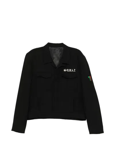 Doublet Embroidered Jacket In Black