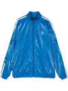 Doublet Embroidered Zip-up Jacket In 蓝色