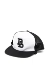Doublet Emoji Goggle Cap In Black