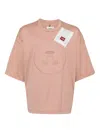 Doublet T-shirt Mit Gesichtsmaske In Pink