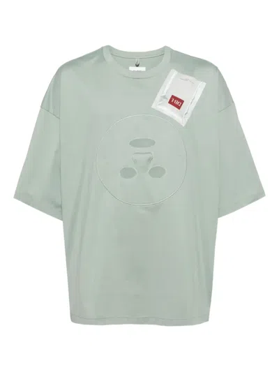 Doublet Facial Mask T-shirt In Gray