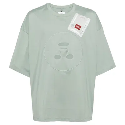 Doublet Facial Mask T-shirt In Green