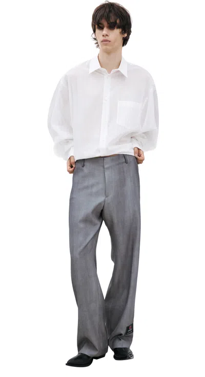 Doublet Faded Spray-dye Trousers In Gray