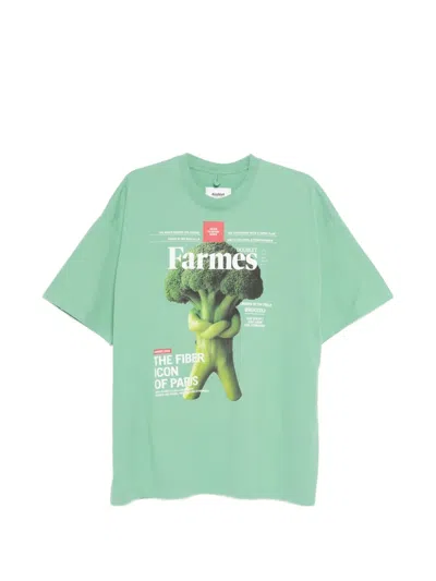 Doublet Farmes Magazine Cover T-shirt In Green