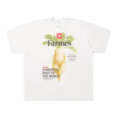 Doublet Farmes Magazine Cover T-shirt Black In White