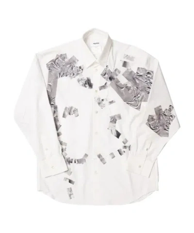 Doublet Gaffer Tape Repair Shirt In White