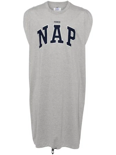 Doublet Graphic-embroidered Vest In Grey