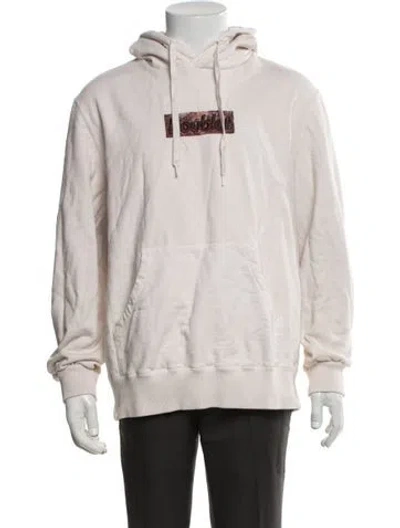 Pre-owned Doublet Graphic Print Crew Neck Hoodie In Pink