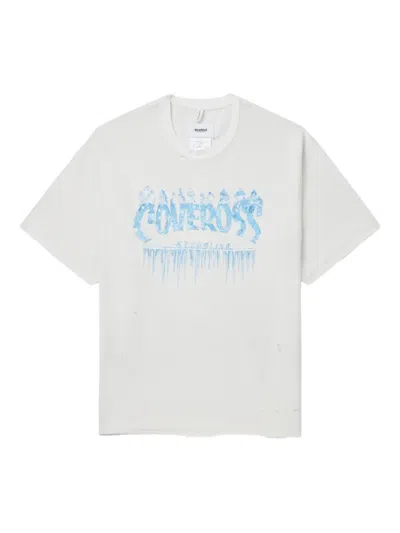 Doublet Graphic-print T-shirt In Gray