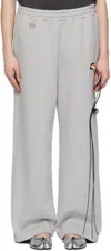 Doublet Grey Rca Cable Sweatpants In Grey