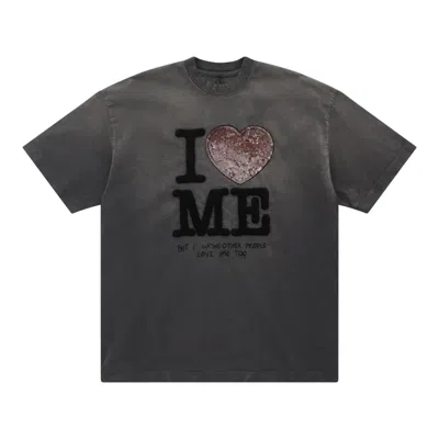 Doublet Grip-love T-shirt In Gray