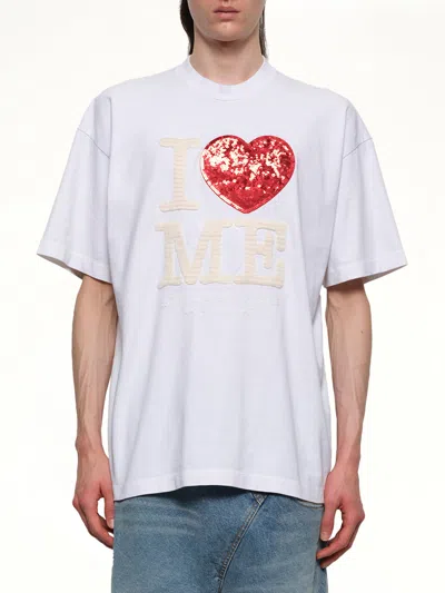 Doublet Grip-love T-shirt In White