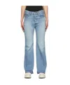 Doublet High-waisted Flared Jeans In Blue
