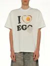 Doublet I Love Egg T-shirt White In White