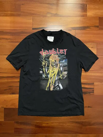 Pre-owned Doublet Iron Maiden Tee In Black