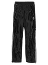 Doublet Laminate Track Pants In Black