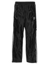 Doublet Laminate Track Pants In Black